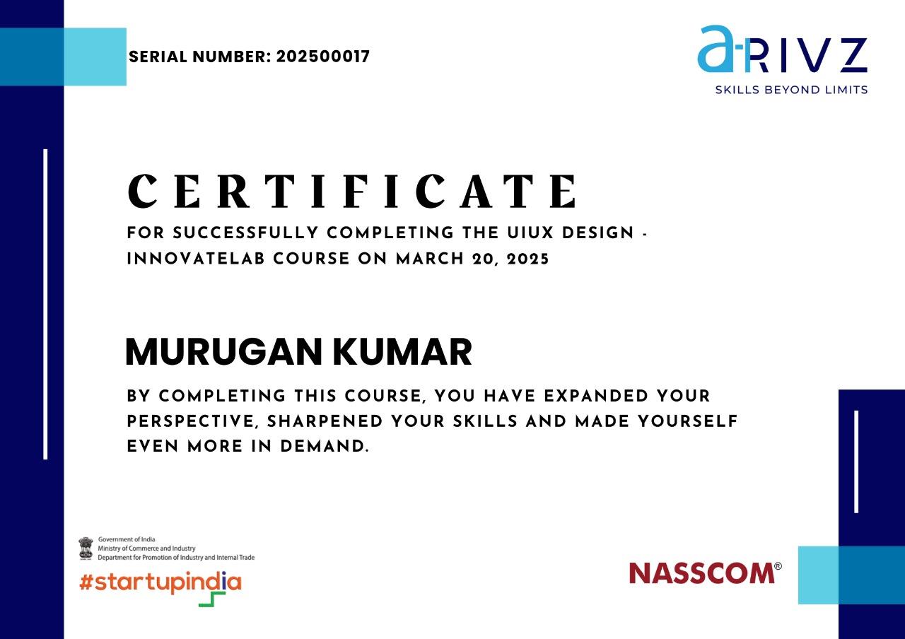 UIUX Certificate
